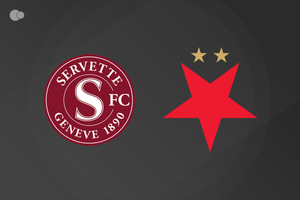 Slavia Praha oprakende winnaars versus Servette