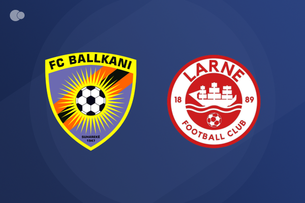 KF Ballkani struikelen om te verslaan tegen Larne