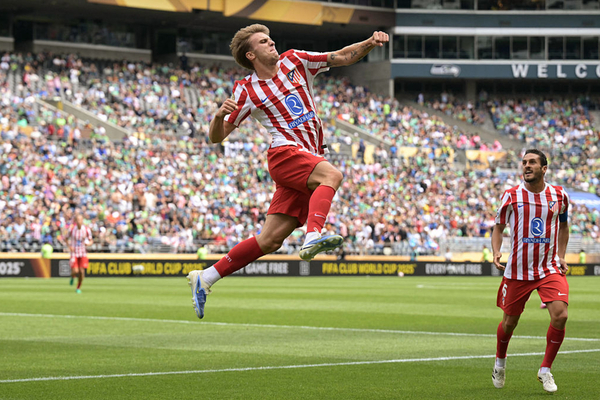 Atltico herstelt zich van nederlaag bij debuut en bevestigt favorietenrol tegen Seattle